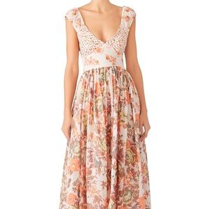 Free People Love You Floral Midi Dress | sz S